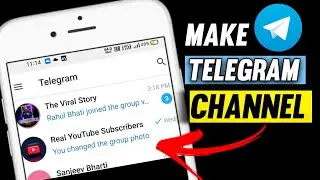 How to make Telegram Channel 2021