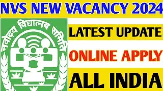 NVS Non Teaching Recruitment // Navodaya Vidyalaya Samiti Recruitment