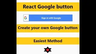 React Google Button - Create Google sign-in button