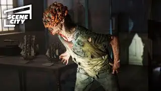 Joel Fights Clicker in Museum | The Last of Us (Pedro Pascal, Bella Ramsay)