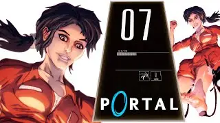 Portal 1-07. Полное прохождение игры как проходить Портал 1, глава 2, Камера испытаний 07
