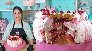 ВКУСНО Украсить Торт Белково Заварным Кремом (Без Сливок!)