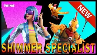 Fortnite *NEW* Shimmer Specialist Skin in the ITEM SHOP! - Squads with SUBSCRIBERS