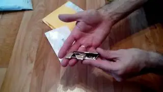 Распаковка металлическая накладка на авто с Алиэкспресса