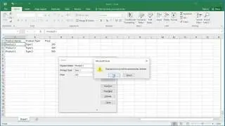 How to Enter Data in to a spreadsheet using Data Entry Form in Excel 2016