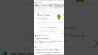 Thanos Snap - Google Easter egg #shorts #google