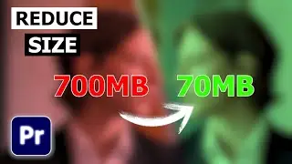 How to Reduce Video File Size in Premiere Pro || Compress Video in Premiere Pro