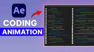 Coding Animation in After Effect 2024 Tutorial