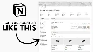 The ULTIMATE Notion Instagram Content Planner (Notion Template)