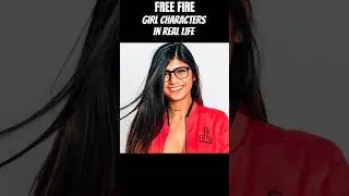 Free Fire के Girl Characters In Real Life😱🤯 | 