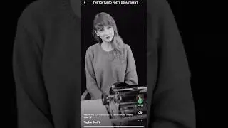 Taylor Swift - The Tortured Poets Department - Spotify release week video