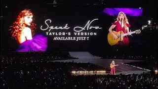 Taylor Swift announcing Speak Now (Taylor’s Version) Nashville 5th May 2023