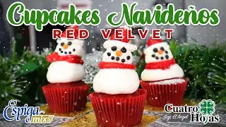 Cupcakes Navideños con Espiga Mix