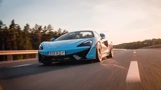 Joni's McLaren 570S Sunset drive around Tallinn | 4K