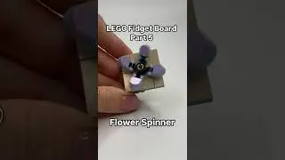 LEGO Fidget Board Part 5 - Flower Spinner 🌼🌸 