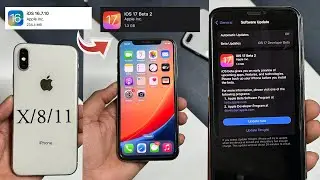 How To Update iOS 16 To 17 in iPhone X,8,7,11 | How To Update iOS 16 To 17 in iPhone X | iOS 17 |