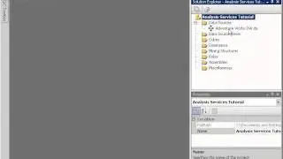 Creating an Analysis Services Project