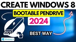 ✅How To Create Windows 8 Bootable Pendrive in 2024 || Windows 8/8.1 Bootable USB Flash Drive