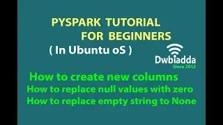 How to create new columns and replace null values with zero | Pyspark tutorial