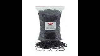 Ekoset 70mm Siyah Kauçuk Paket Ambalaj Para Lastiği