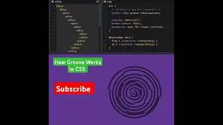 How Groove Works In CSS  #csstutorial #codinglove #coder #css3 #shorts