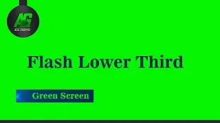 Flash Lower Third Green Screen Chroma Full HD