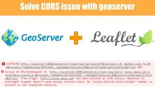 How to solve cors issue in geoserver || GeoServer || GeoDev