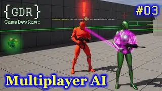 Sight Perception | Set Aim Rotation - Making an AI Guard #3 - Multiplayer AI - Unreal Engine 5
