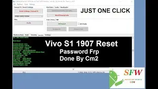 Vivo S1 1907 Reset Password Frp Cm2