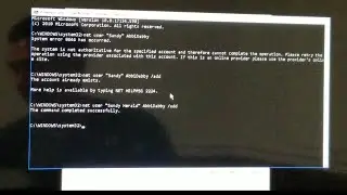 Create New User in Windows 10 from (CMD) Command Prompt