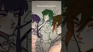 Kusanali Meets the Trio Archons Raiden, Zhongli, and Venti | Genshin Impact