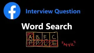 Word Search - Backtracking - Leetcode 79 - Python