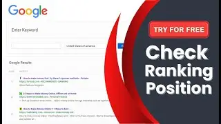 How to Check Article ranking in google | Keyword ranking checker Online Tool | Aitech97