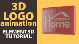 3D Logo Animation in Element 3D - After Effects Tutorial