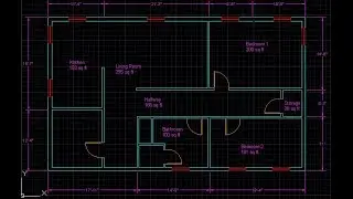 How to draw a floor plan in AutoCAD step by step (Part 1): Introduction