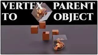 How to Parent Vertex to Object | Blender 3.2 tutorial