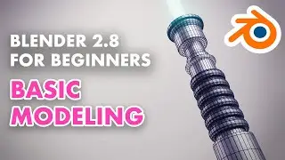 Blender 2.8 for Beginners - Making a 3D Lightsaber - Basic Modeling (2/5)