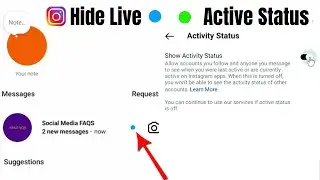 How To Hide Live Active Status On Instagram