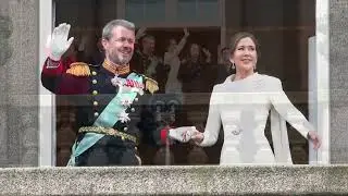 King Frederik X Queen Mary of Denmark  Proklamationen af H.M. Kong Frederik 10