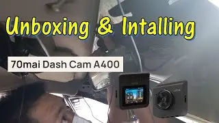 70mai A400 Dash Cam unboxing & Installing on Toyota Hilux 2010