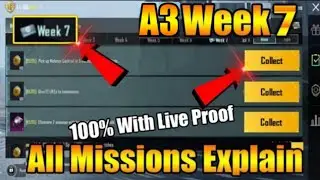 BGMI A3 Week 7 Missions Explain | Royale Pass Freaky Fiesta Week 7 All Mission Explain