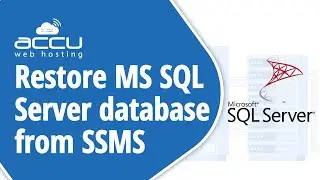 How To Restore MSSQL Database From SQL Server Management Studio?