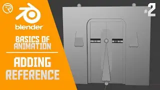 Blender Animation Tutorial -  Basics of Animation Part 2: Adding Reference