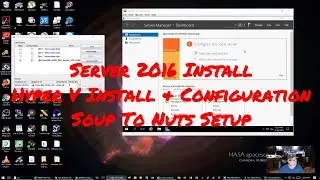 Server 2016 HyperV install & Configuration - IBM X3650-M3 Server