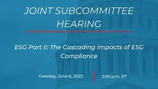 Joint Subcommittee Hearing