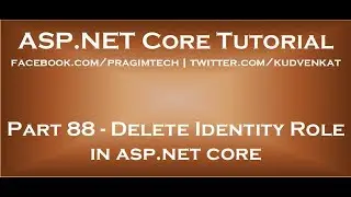 Delete identity role in asp net core