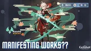 Manifesting to win my 50/50 | Pulling for Kazuha in Genshin Impact (F2P)