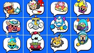 All Animated Skin Pins In Brawl Stars