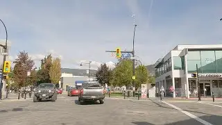 PENTICTON BC Canada - Driving in British Columbia - Tour of Downtown