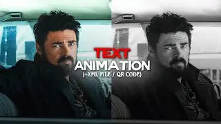 Text animation tutorial with preset ; alight motion